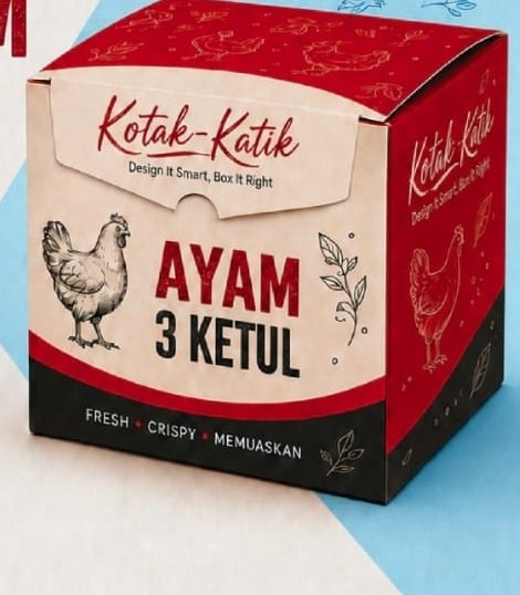 Kotak Ayam 3 Ketul