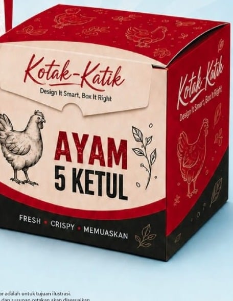 Kotak Ayam 5 Ketul